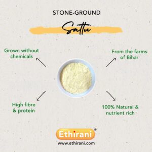 Ethriani Organic chana Sattu Powder