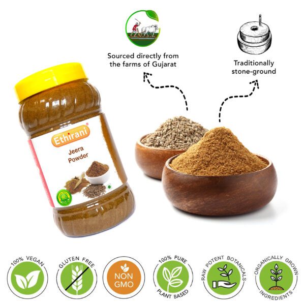 Buy Organic Jeera Zeera Cumin seed powder online stone-ground